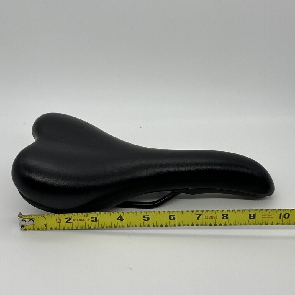 Vader Smooth Saddle Black Bike Bicycle Saddle Seat 10"x 5.5" Seat Only! VGC PICS
